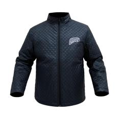 Respiro - Jaket Motor Pria Equilto R1 - Hitam Motif Emboss