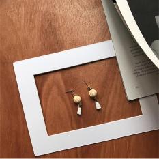 Retro Asli Buatan Tangan Bahan Kayu Rumbai Anting