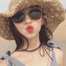 Elegan retro coklat Perempuan baru kacamata hitam kacamata hitam kacamata hitam kacamata hitam
