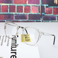 Gaya Retro Wanita Pria Nerd Kacamata Bening Lensa Kacamata Bingkai Logam Bulat Kacamata-Intl
