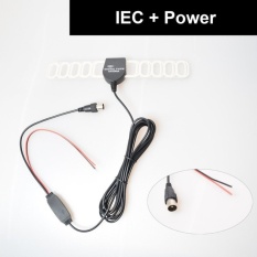 RHK Car Automobile TV Radio FM Antena Sinyal Amplifier BoosterDigital TV DVBT ATSC ISDB Analog untuk DVD Dash Mobil GPS Mobil StereosHead Unit-IEC Plug-Intl