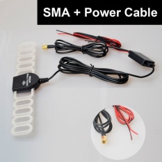 RHK Car Automobile TV Radio FM Antena Sinyal Amplifier BoosterDigital TV DVBT ATSC ISDB Analog untuk DVD Dash Mobil GPS Mobil StereosHead Unit-SMA Plug-Intl