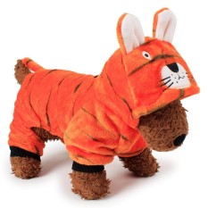 RHS Online Tiger Hoodie Pet Dog Costume Clothes Pet Coat Sweater Size S - intl