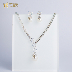 Ribuan Warna Model Korea Buatan Zirkon Kalung