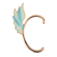 RIS 1 PC Punk Animal Desain Sayap Glow In The Dark Anting Clip On Xmas Fancy