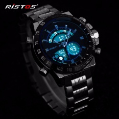 RISTOS Fashion Watch Men G Style Waterproof Sports Military Watches Shock Men's Luxury Analog Quartz LED Digital Multifunction Watch 9339 - intl