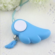 Rorychen Angel Wings Lady Multi-function Ponsel Pendant Anti-Wolf Pribadi Pribadi Self-Defense Alarm- INTL