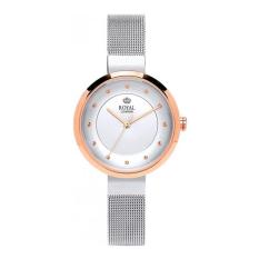 Royal London Ladies Watch RL 2137611 Stainless Steel Jam Tangan Wanita Silver Rose Gold