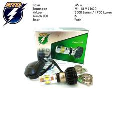RTD - Lampu LED 6 Sisi AC DC Hs1 H4 H6 Hi Lo 35 Watt - Putih