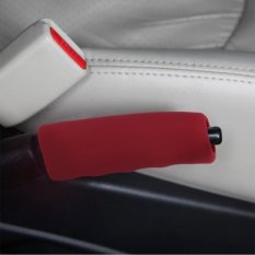 Rem Tangan Mobil Karet Jual Penutup Tombol Shift Tongkat Persneling Sarung Bantal Mobil MM X 80mm untuk Dekorasi Interior Pad (merah) -Internasional