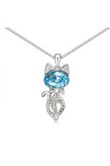 S & F SF83407Qs Persia Austria Kristal Kalung Ocean Biru