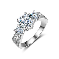 S925 perak murni Platinum berlebihan Retro Cincin Eropa Timur Tengah Negara laris ornamen glamor Model Wanita Cincin berlian