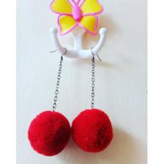 Saleee Stock Anting Pompom Anting Hijab