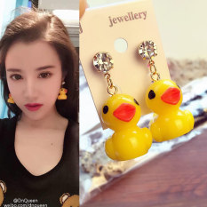 Sangat Lucu Model Sama Ada Berlian Anting Liontin
