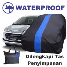COD - Sarung Bodi Mobil Daihatsu Sigra Calya Cover Body Waterproof Anti Air Selimut Penutup Pelindung Biru