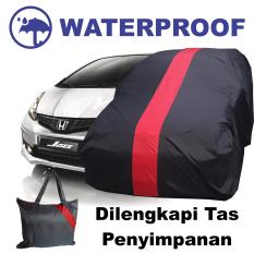 Sarung Bodi Mobil Honda Jazz Cover Bodi Anti Air Waterproof Selimut Penutup Pelindung Merah