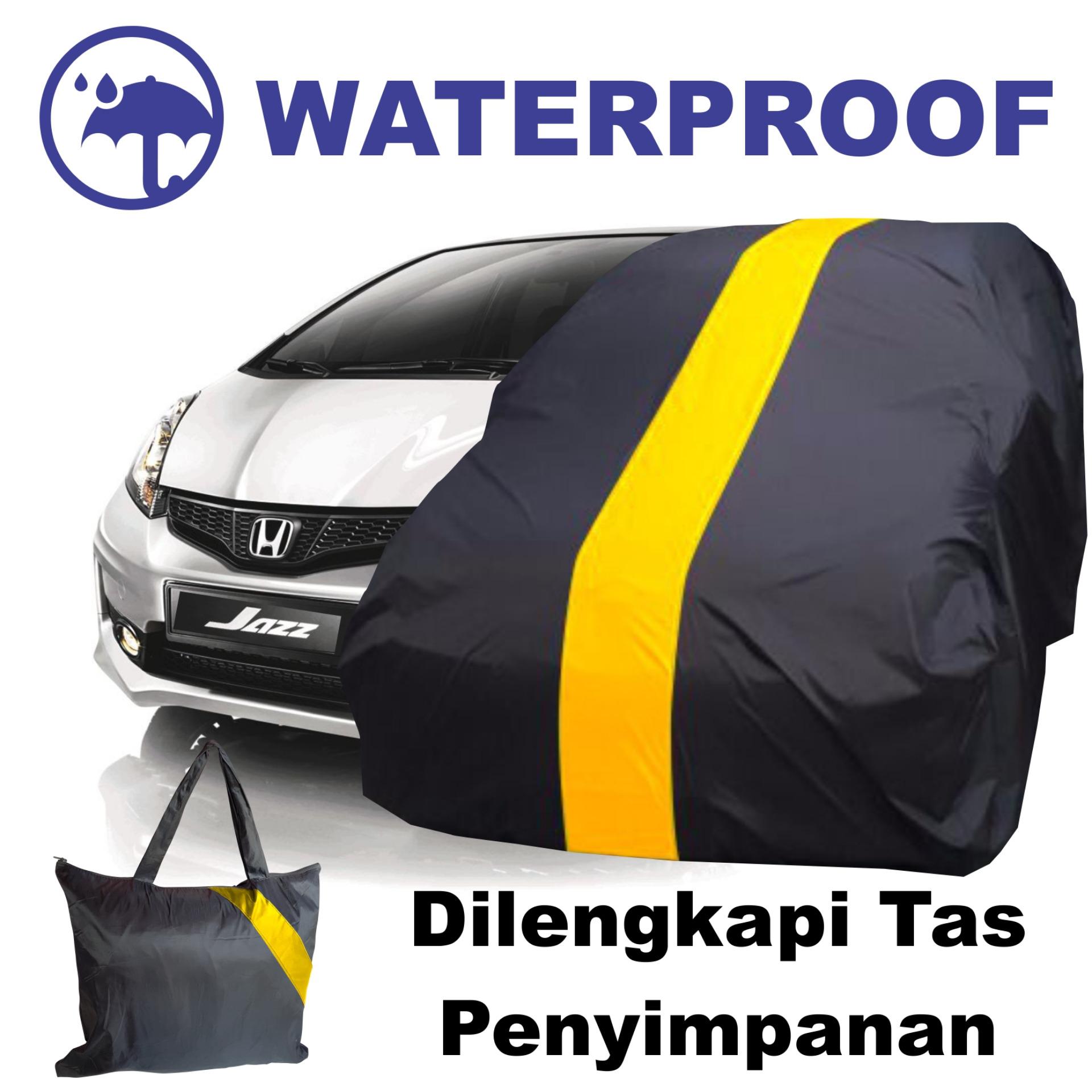 Sarung Bodi Mobil Honda Jazz Cover Body Selimut Anti Air Pelindung Penutup Waterproof Kuning