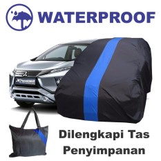 Sarung Bodi Mobil XPANDER COver Body Waterproof Selimut Penutup Pelindung Anti Air Biru