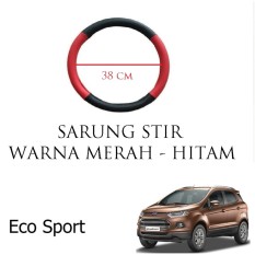 Sarung / Cover Stir / Setir / Steer Mobil Datsun GO Warna Merah Hitam