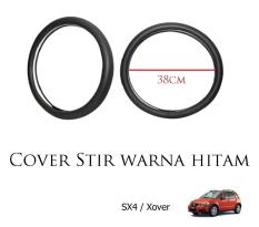 Sarung / Cover Stir / Setir / Steer Mobil SX4 / XOVER Warna Hitam