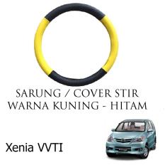 Sarung / Cover Stir / Setir / Steer Mobil Xenia VVTI Warna Hitam Kuning
