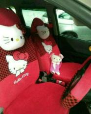 SARUNG JOK HELLO KITTY MERAH 24 IN 1 ALL NEW AVANZA - XENIA - VELOZ