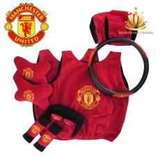 Sarung Jok Mobil Universal 6 in 1 / Bantal Mobil / Car Set Mobil Manchester United MU 6in1
