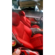 SARUNG JOK RUSH 2 BARIS+SETIR-FULL MERAH WAJIK