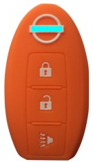 Sarung Kunci Silikon for Nissan XTRAIL - Orange