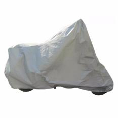 Sarung Penutup Motor Bahan Parasut-silver