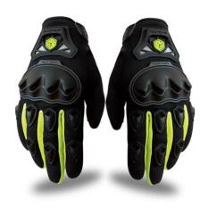 Sarung tangan motor scoyco mc29 full black green ( HITAM - HIJAU )