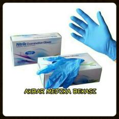Sarung Tangan Safegloves Nitrile Reguler Blue ( Eceran )