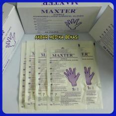 Sarung Tangan Steril Maxter Sterile Surgical Gloves No.8 ( Eceran )