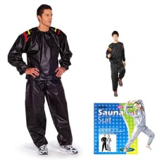 SAUNA SUIT Jaket Baju Sauna Suit Unisex - Hitam