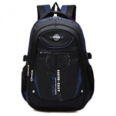 Schulrucksack untuk Jungen, Wasserdichte Bookbags untuk Anak-anak Siswa Anak-anak Von Ellien (Dunkelblau)-Intl