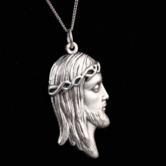 Bekas Eropa Amulet Saint Kartu Italia Paduan Logam Yesus Ikon Berdoa Kalung Pria atau Wanita Anda Berkabung Anda Jatuh Ke gelang Anda Menggantungkan Buah-Internasional