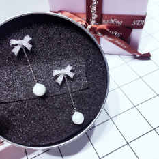 Anting Sederhana Jarum Perak Anting Perempuan Elegan