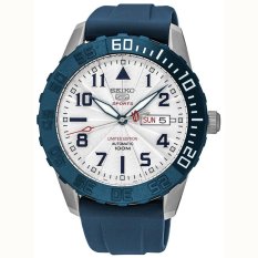 Seiko 5 Automatic Limited Edition - Jam Tangan Pria - Biru - Tali Karet - 587PRS