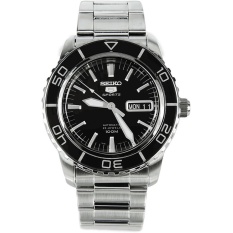 Seiko 5 Otomatis Men's Stainless Steel Strap Watch SNZH55K1 (Multicolor) Intl