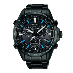 Seiko Astron GPS Solar Chronograph SSE013 - Jam Tangan Pria - Hitam