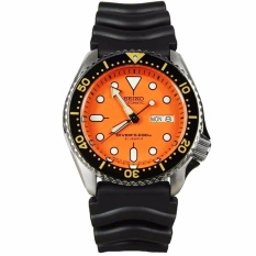 Seiko Penyelam Orange Jam Tangan Pria Putar Otomatis SKX011J1 Dibuat Di Jepang-Intl