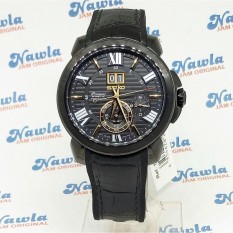 Seiko Premier SNP145P1 Kinetik Perpetual Black - Jam Tangan Pria SNP145