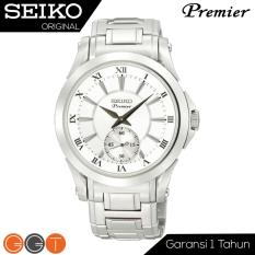 Seiko Premier SRK019P1 Stainless Steel Case - Jam Tangan Pria - Quartz Movement - Silver