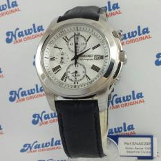 Seiko Quartz SNAE29P2 Chronograph Sapphire Roman Jam Tangan Pria SNAE29