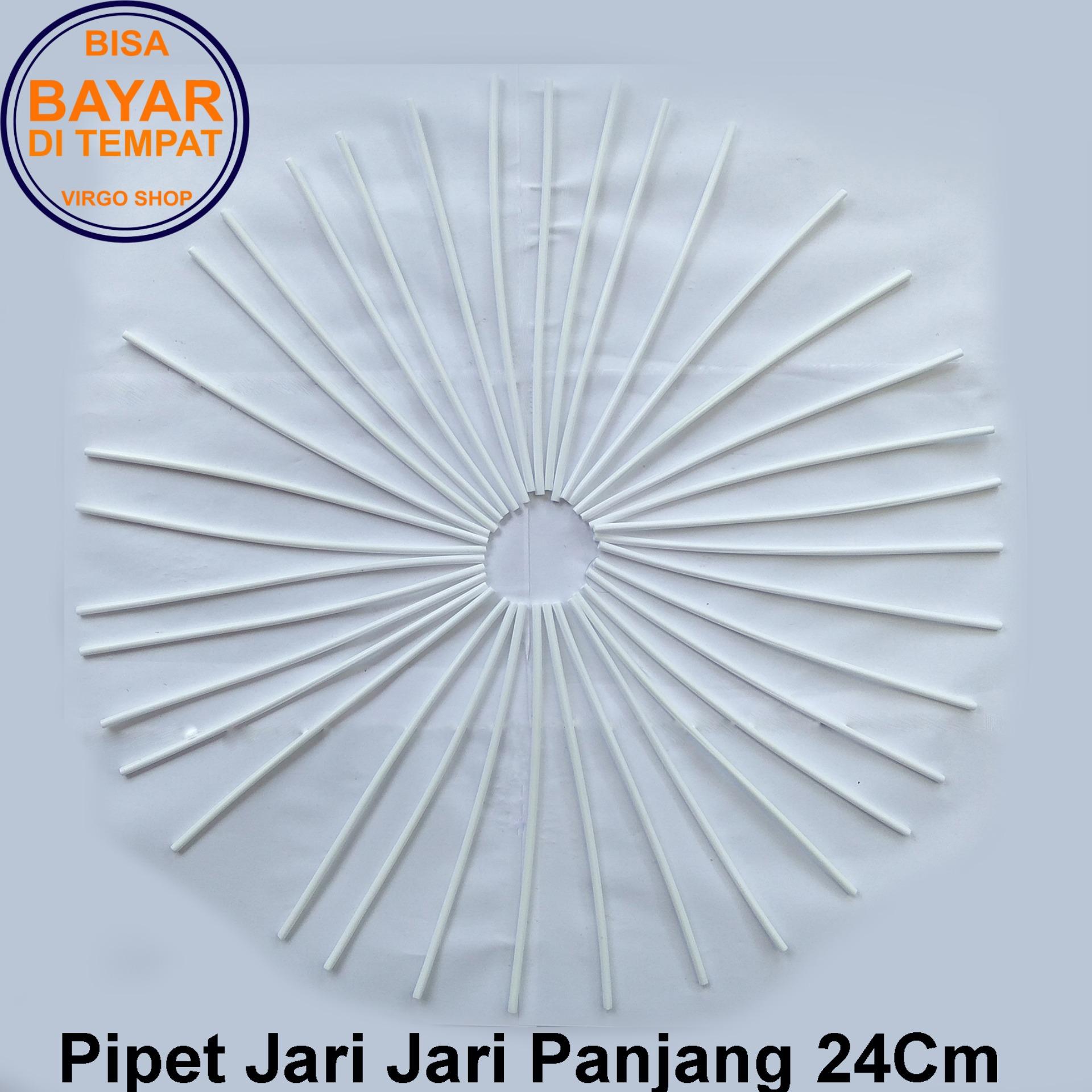 Selongsong Pipet Jari Jari Motor Panjang 24Cm - Pelindung Jari Jari Motor - Sedotan Jari Jari Motor - Putih