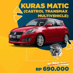 Servis Kuras Matic Mobil (Castrol Transmax Multivehicle) + Free Check-up 58 Komponen kendaraan