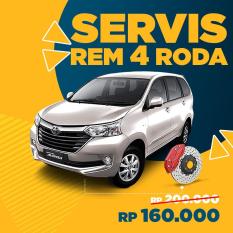 Servis Rem (4 Roda) + Free Check-up 58 Komponen Kendaraan