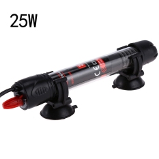 SH AT700 Adjustable Submersible Air Pemanas Pemanas Batang untuk Ikan Aquarium Tank Hitam Ukuran: 25 W Hitam-Intl
