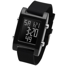 Shangqing Anak-anak Menyaksikan Cucunya Boy Asli Trend Tahan Air Luminous Olahraga Elektronik Watch Kartun Anak Daftar Murid (GrayBlack) -Intl