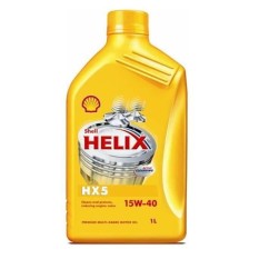 Shell Helix HX-5 - 1 Liter - 15W-40 Oli Mesin Mobil Bensin dan Diesel